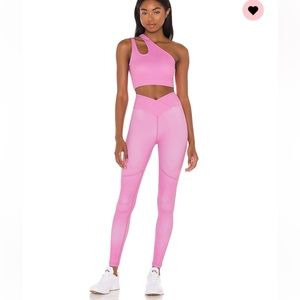 Nubyen x Revolve V Legging and One Shoulder Sports Bra